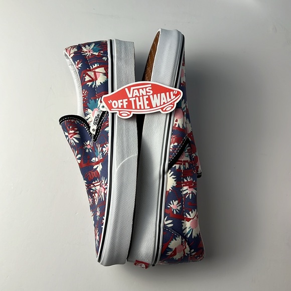 NWT Vans Floral Graffiti Slip On SZ-W8.5 / M7 - Picture 3 of 12